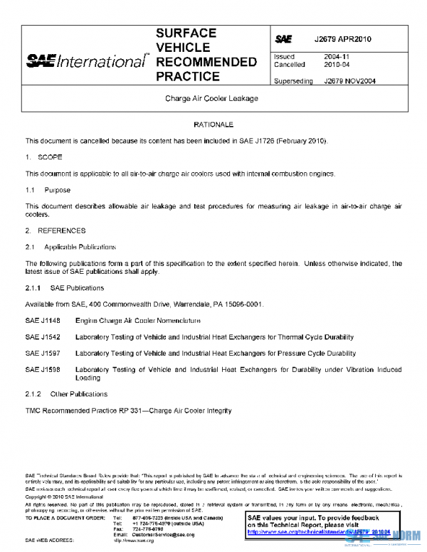 SAE J2679_201004 PDF SAE J2679_201004 PDF