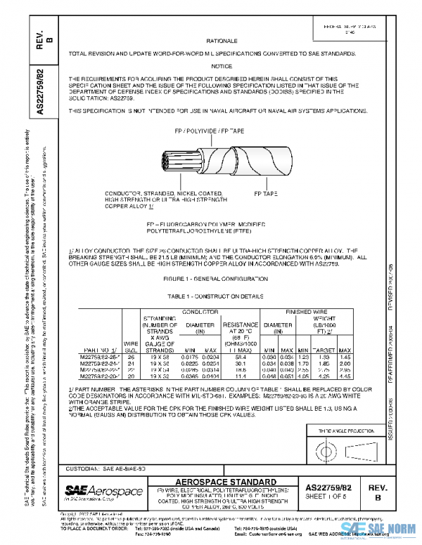 SAE AS22759/82B PDF SAE AS22759/82B PDF