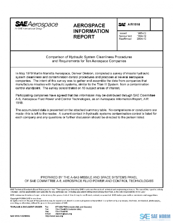 SAE AIR1918 PDF SAE AIR1918 PDF