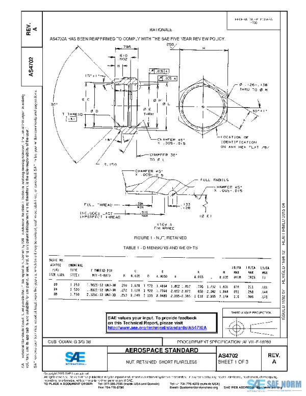 SAE AS4702A PDF SAE AS4702A PDF