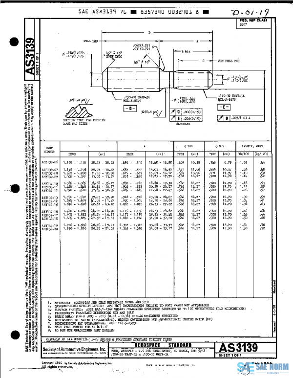 SAE AS3139 PDF SAE AS3139 PDF