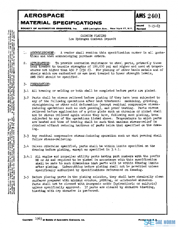 SAE AMS2401 PDF