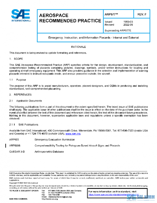 SAE ARP577F PDF