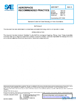 SAE ARP1785C PDF