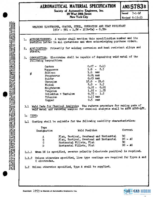 SAE AMS5783B PDF SAE AMS5783B PDF