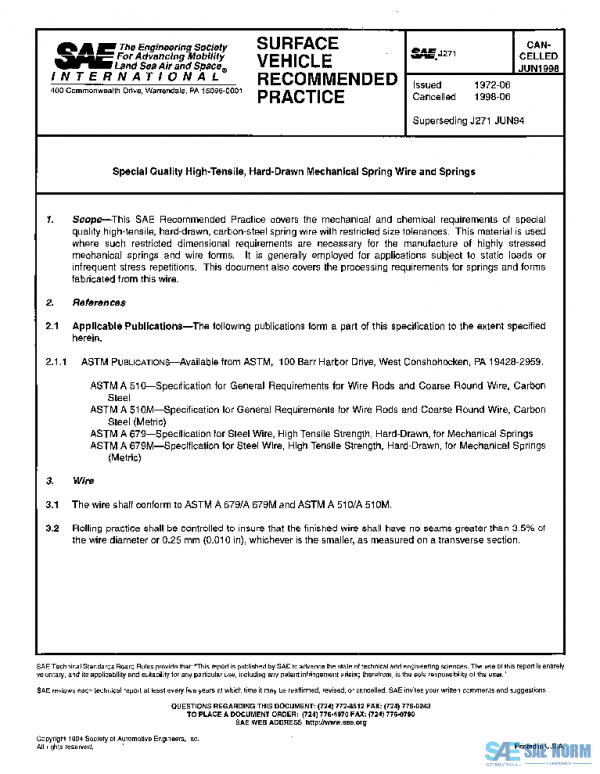 SAE J271_199806 PDF