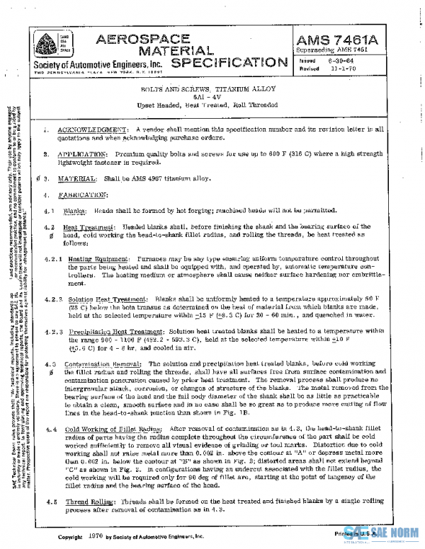 SAE AMS7461A PDF