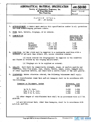 SAE AMS5080 PDF