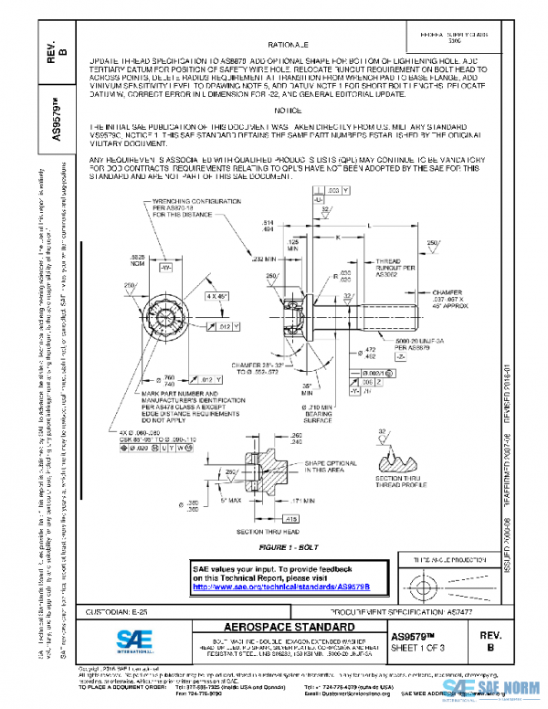 SAE AS9579B PDF SAE AS9579B PDF