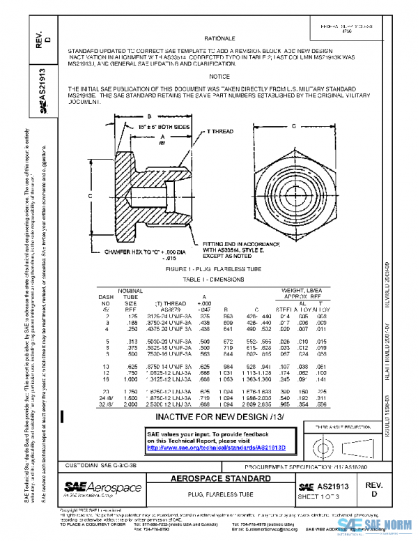 SAE AS21913D PDF