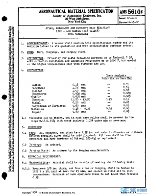 SAE AMS5610E PDF