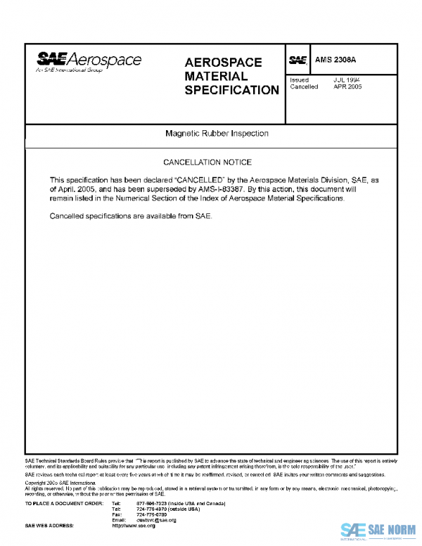 SAE AMS2308A PDF