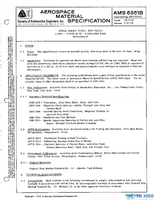 SAE AMS6351B PDF