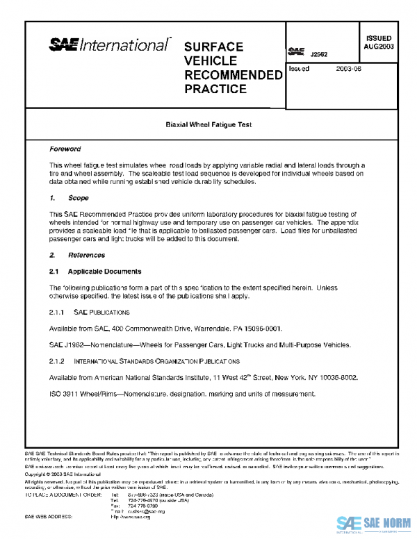 SAE J2562_200308 PDF