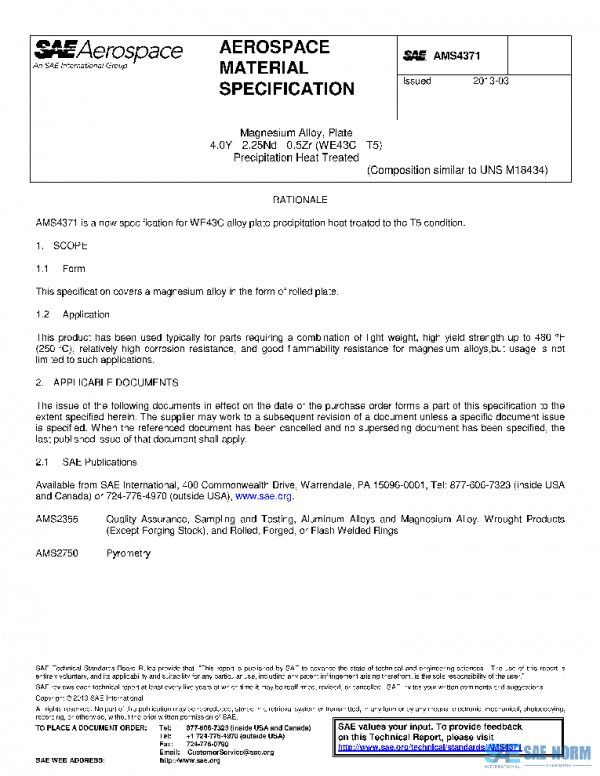 SAE AMS4371 PDF