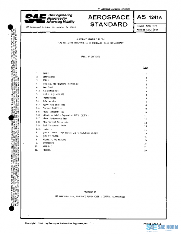 SAE AS1241A PDF SAE AS1241A PDF
