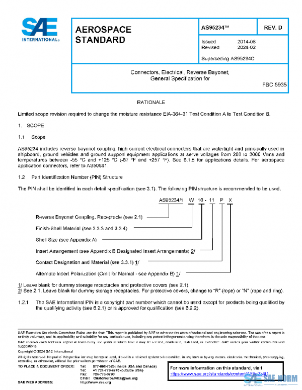 SAE AS95234D PDF SAE AS95234D PDF