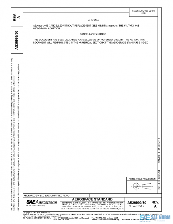 SAE AS38999/30A PDF