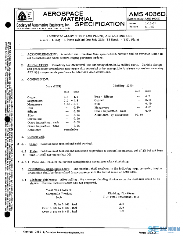 SAE AMS4036D PDF