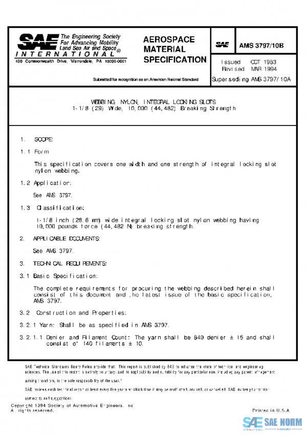 SAE AMS3797/10B PDF