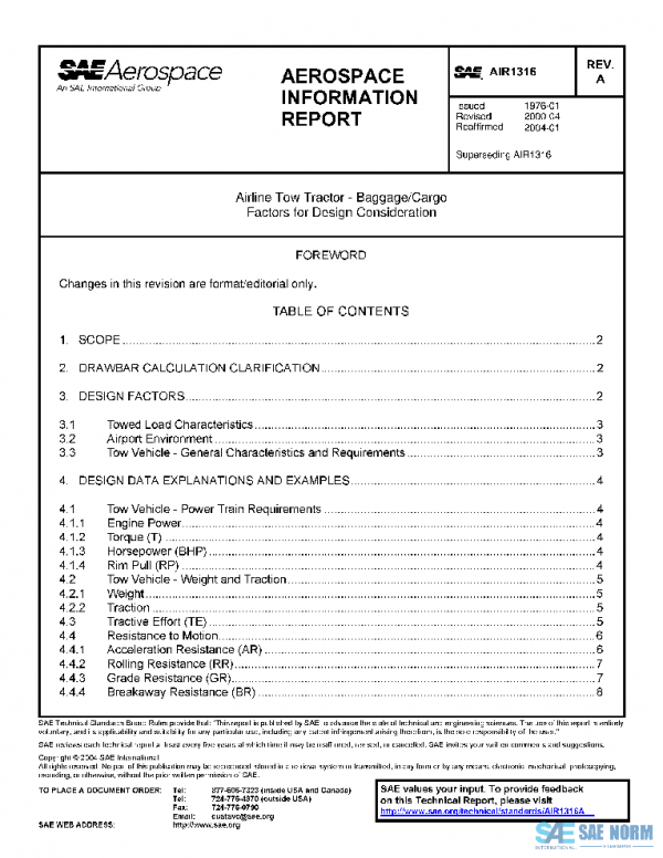 SAE AIR1316A PDF