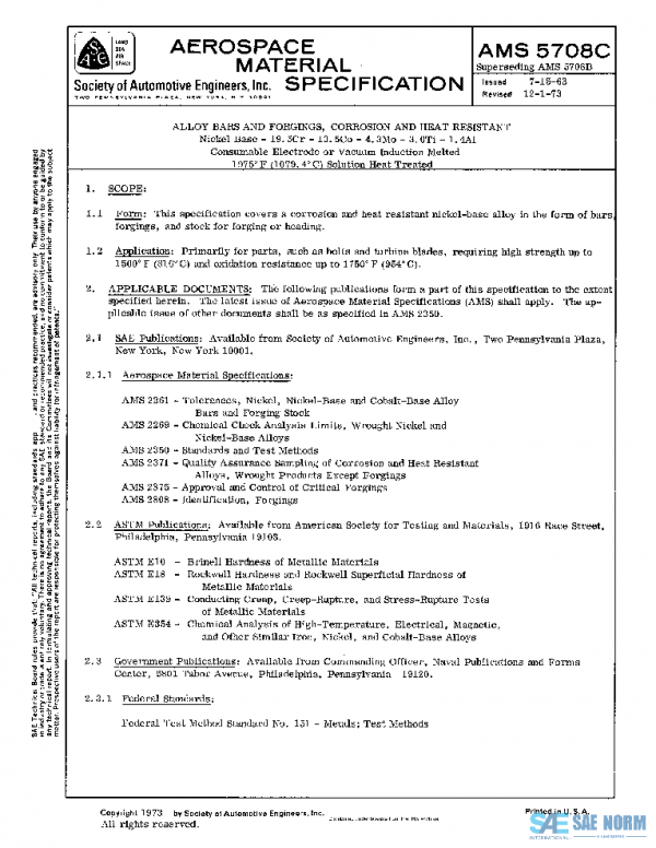 SAE AMS5708C PDF