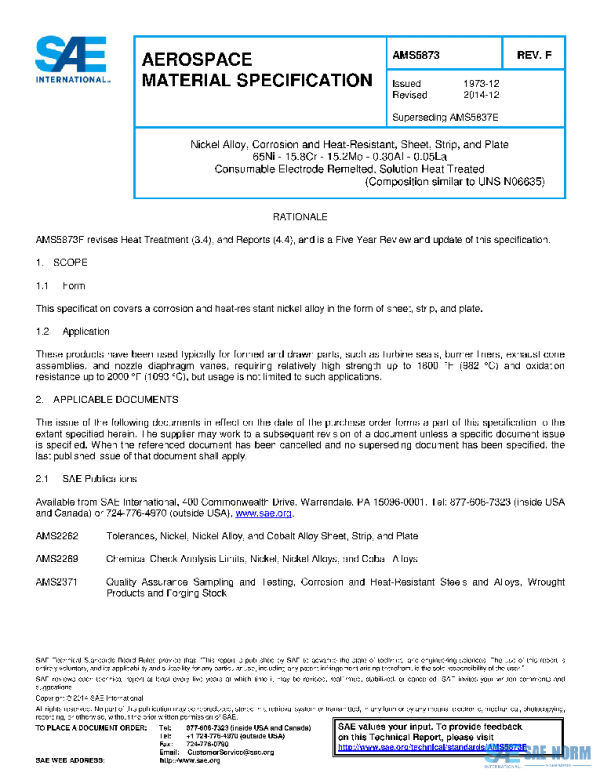 SAE AMS5873F PDF