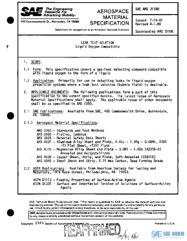 SAE AMS3159D PDF