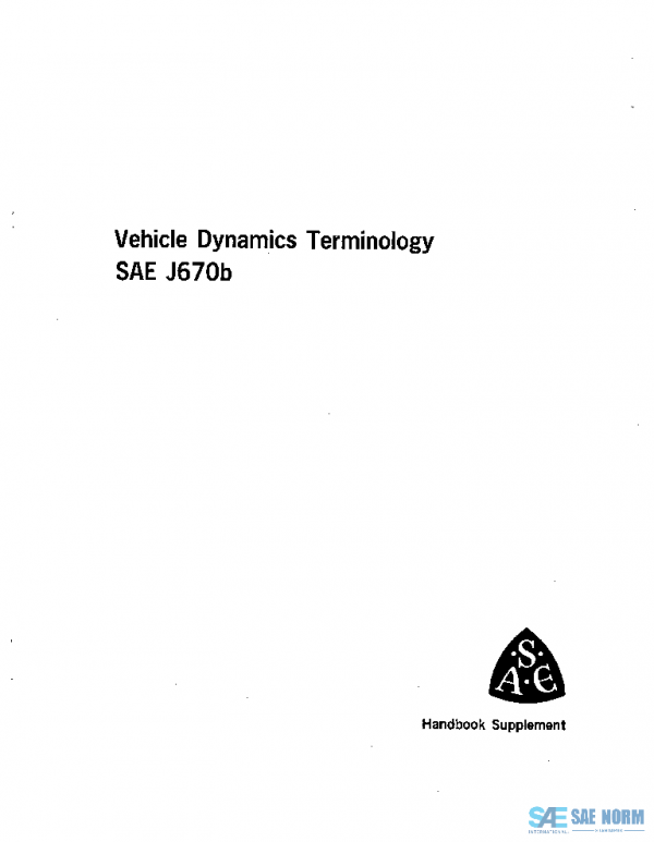 SAE J670B_197005 PDF