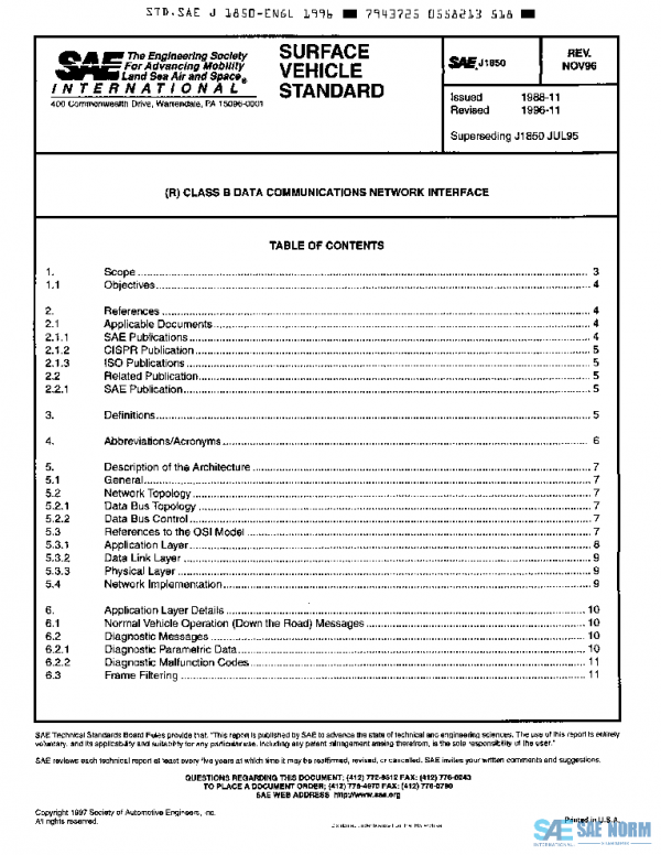SAE J1850_199611 PDF