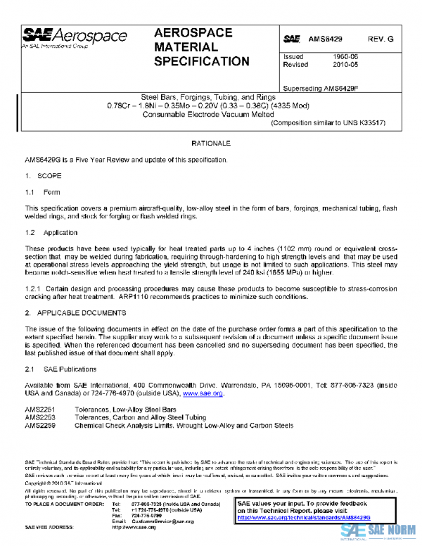SAE AMS6429G PDF