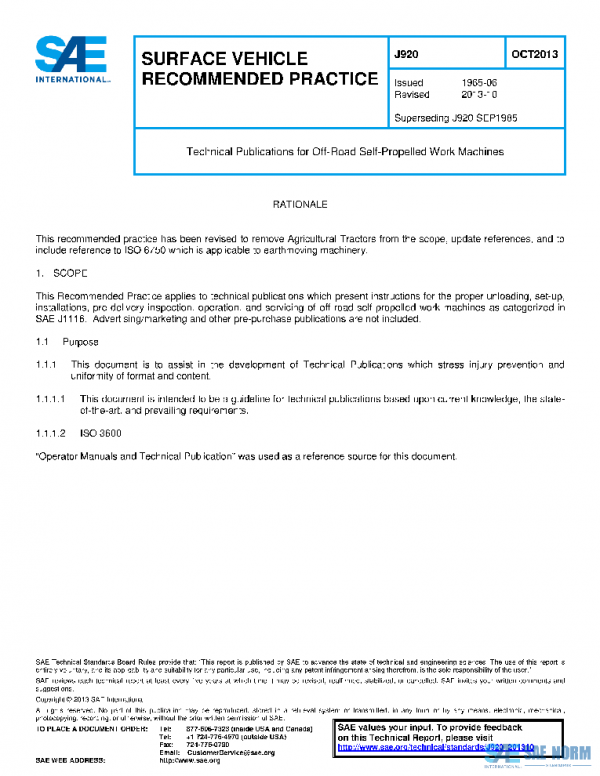 SAE J920_201310 PDF