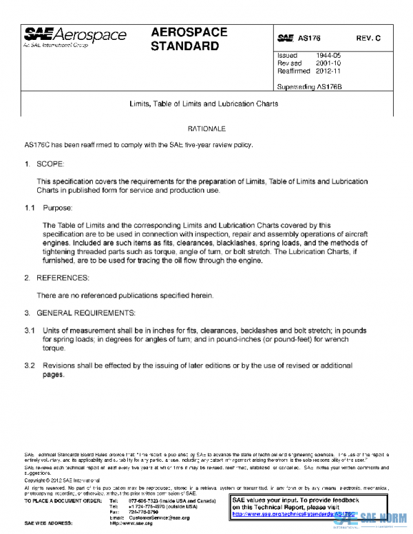 SAE AS176C PDF