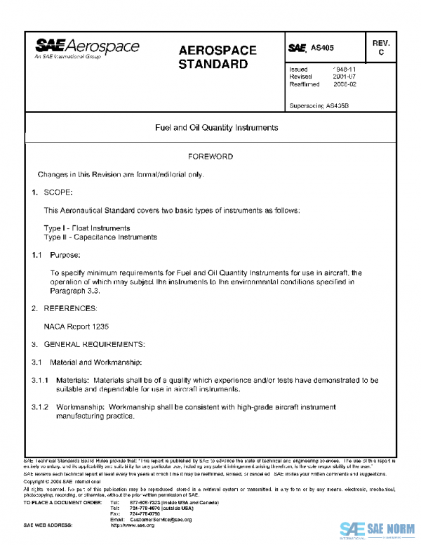 SAE AS405C PDF SAE AS405C PDF