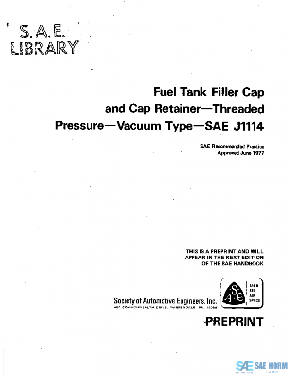 SAE J1114_197706 PDF SAE J1114_197706 PDF