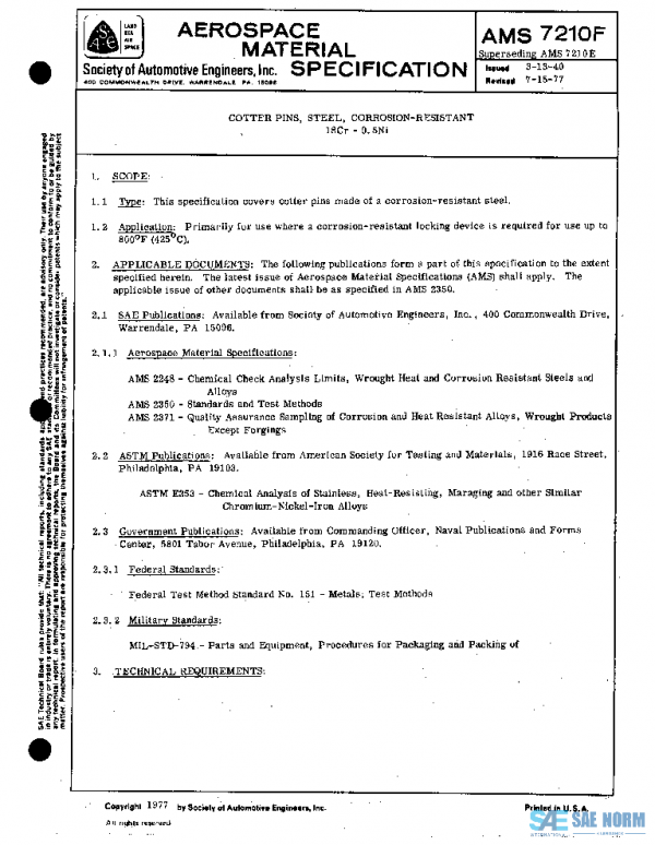 SAE AMS7210F PDF