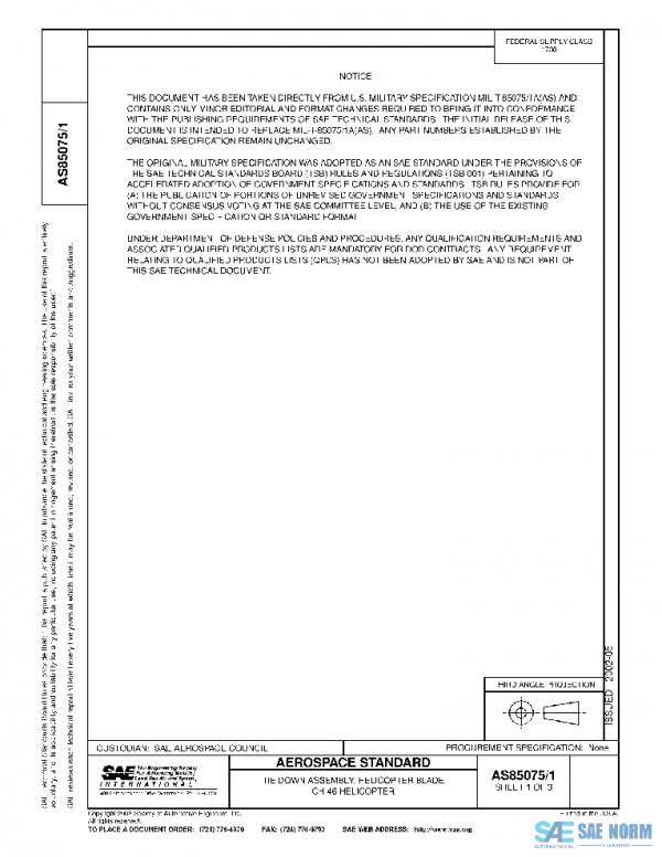 SAE AS85075/1 PDF SAE AS85075/1 PDF
