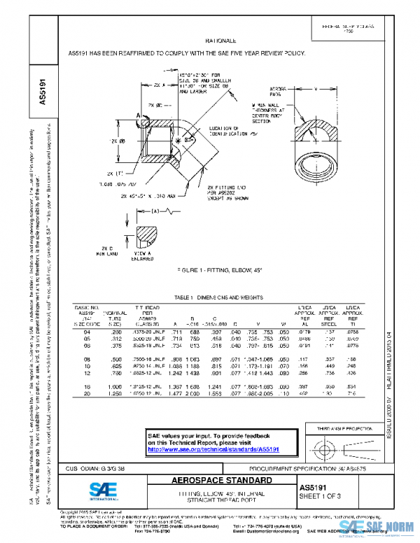 SAE AS5191 PDF SAE AS5191 PDF