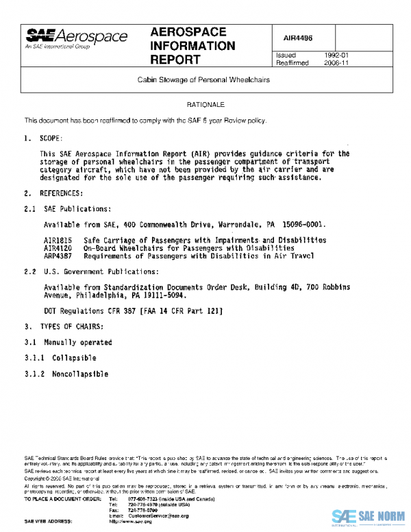 SAE AIR4496 PDF SAE AIR4496 PDF