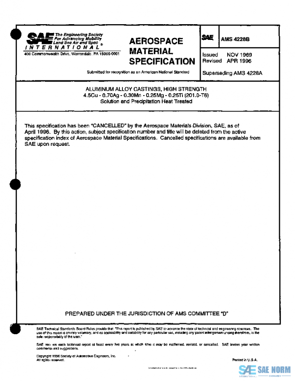 SAE AMS4228B PDF