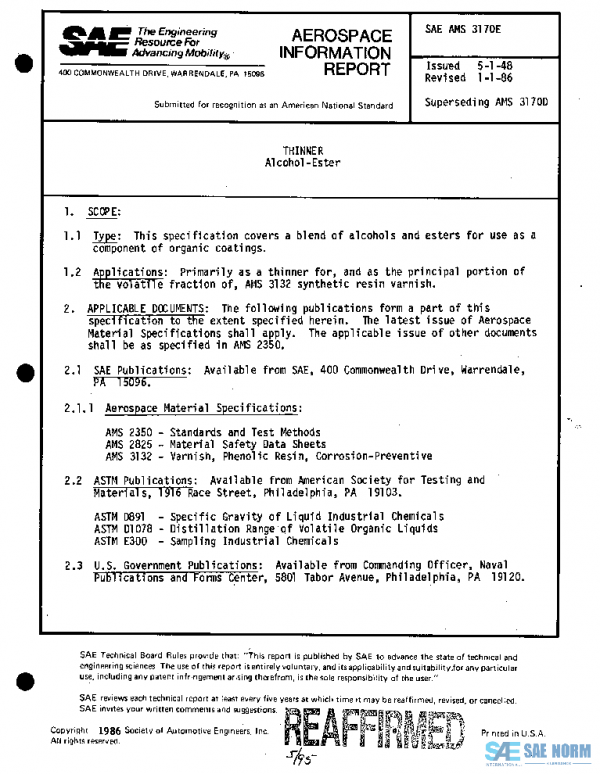 SAE AMS3170E PDF