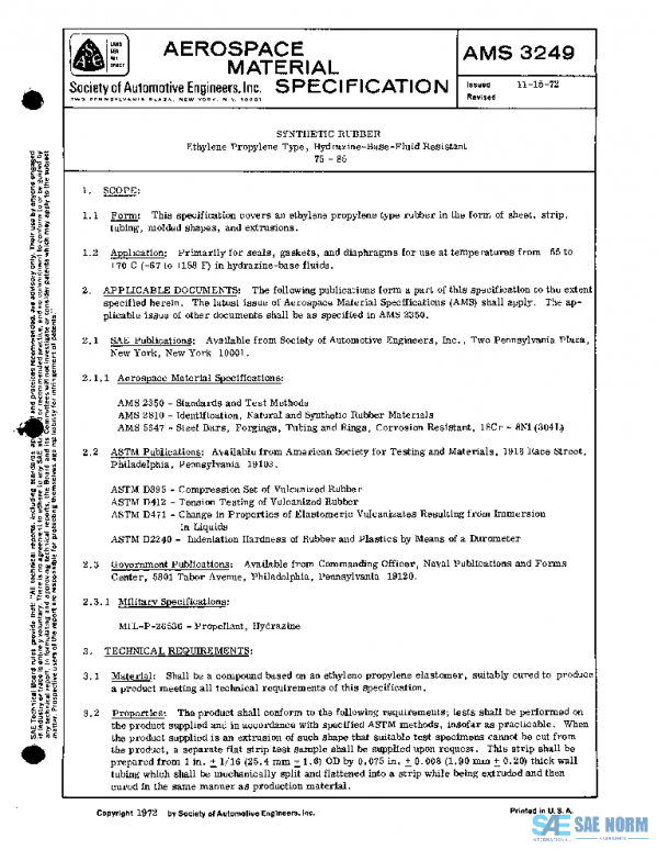 SAE AMS3249 PDF SAE AMS3249 PDF