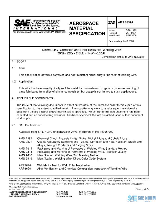 SAE AMS5839A PDF