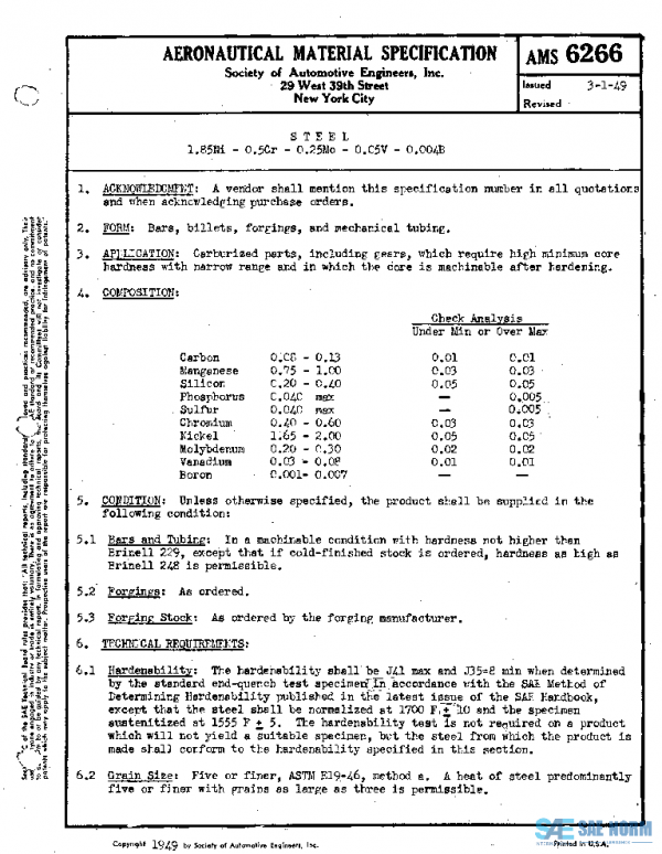 SAE AMS6266 PDF SAE AMS6266 PDF