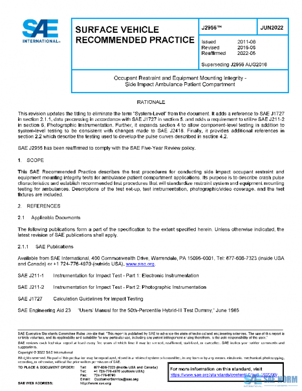 SAE J2956_202206 PDF