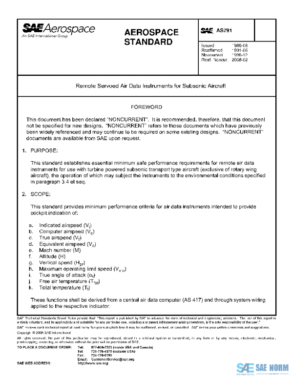 SAE AS791 PDF SAE AS791 PDF