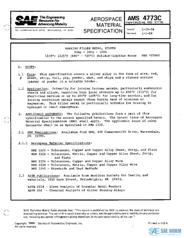 SAE AMS4773C PDF