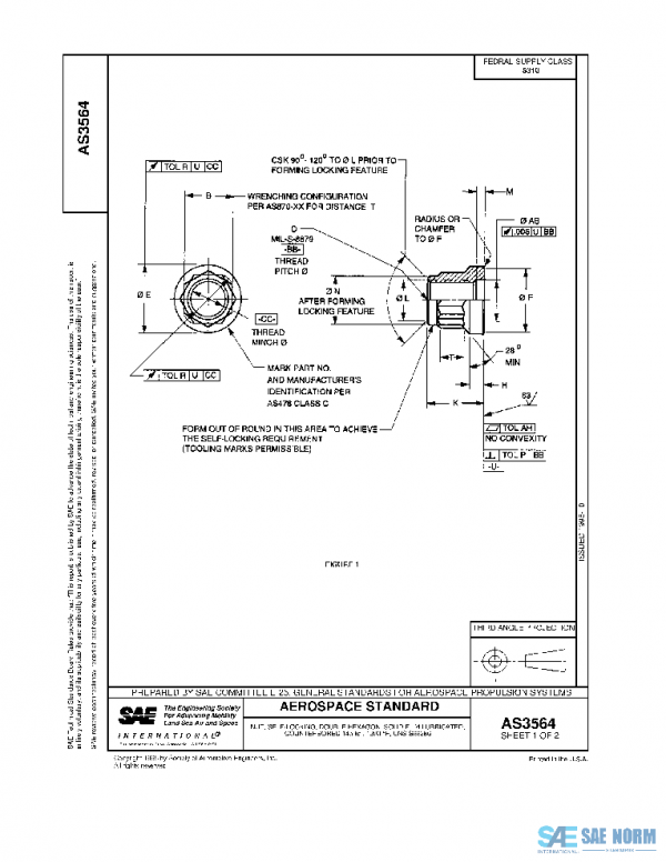 SAE AS3564 PDF SAE AS3564 PDF