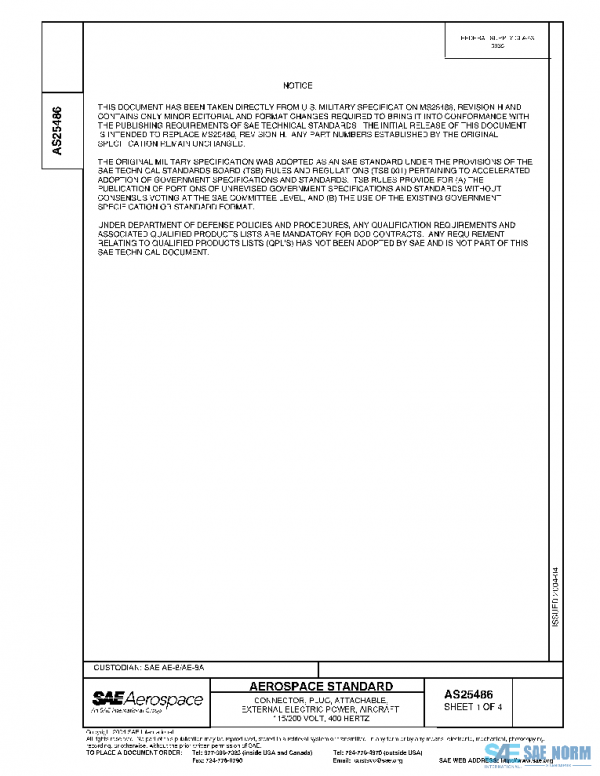 SAE AS25486 PDF SAE AS25486 PDF