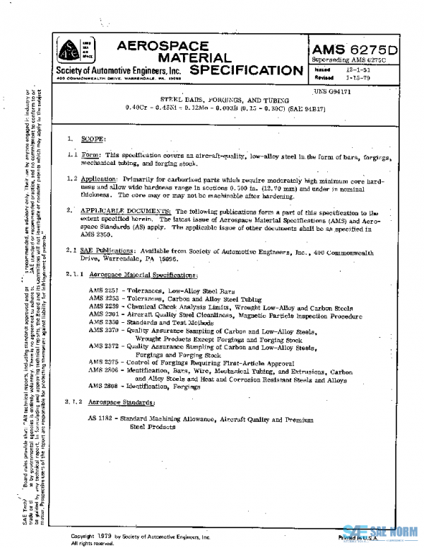 SAE AMS6275D PDF